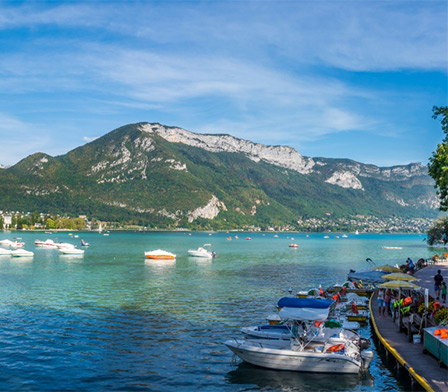 Vue sur le lac d'Annecy