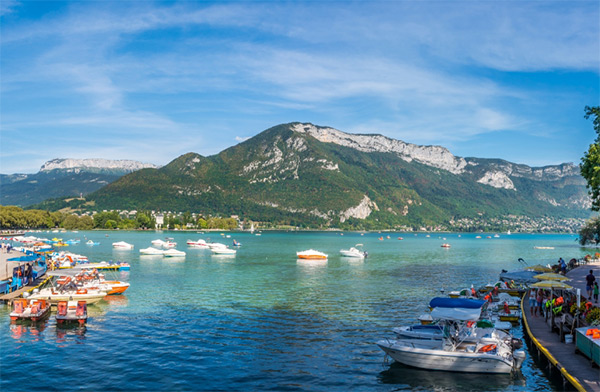 Vue sur le lac d'Annecy